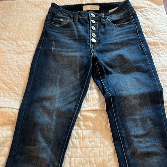 Kan-Can button fly skinny leg jeans - Picture 2 of 5